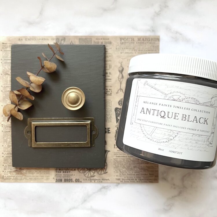 MELANGE ONE: Antique Black