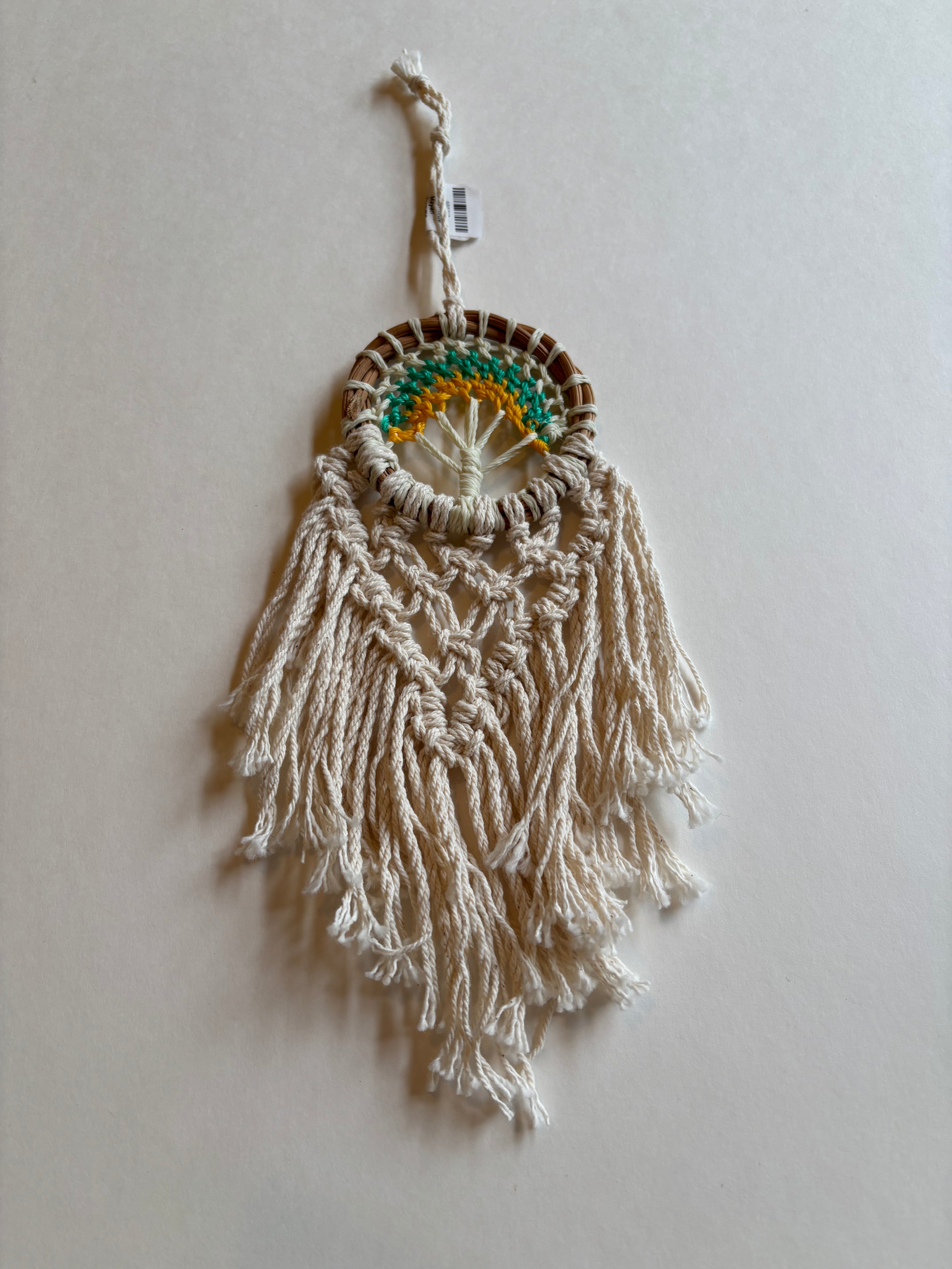 Handmade Mayan Macrame Dream Catcher