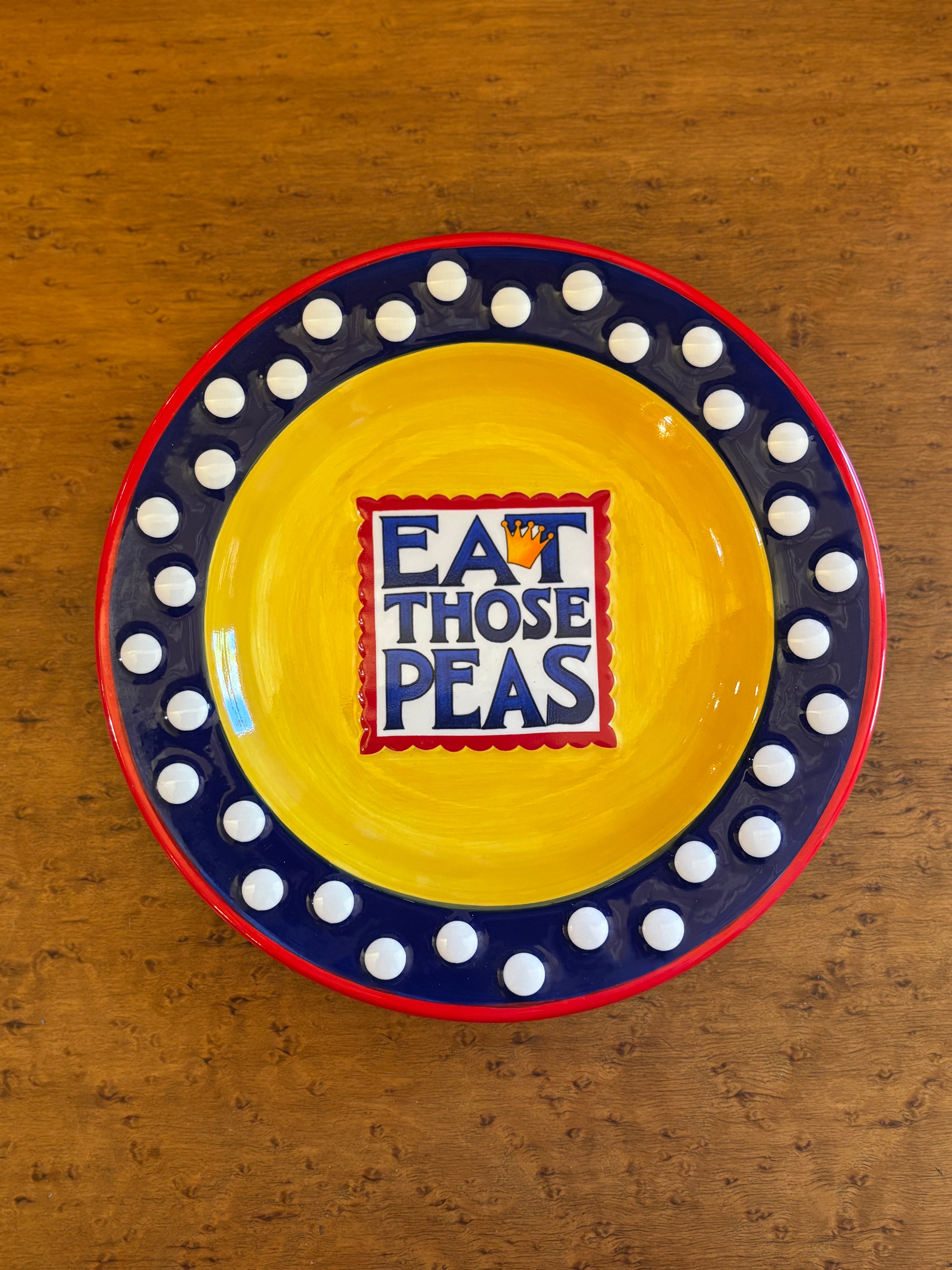 Eat Those Peas Plate (Mary Engelbreit)
