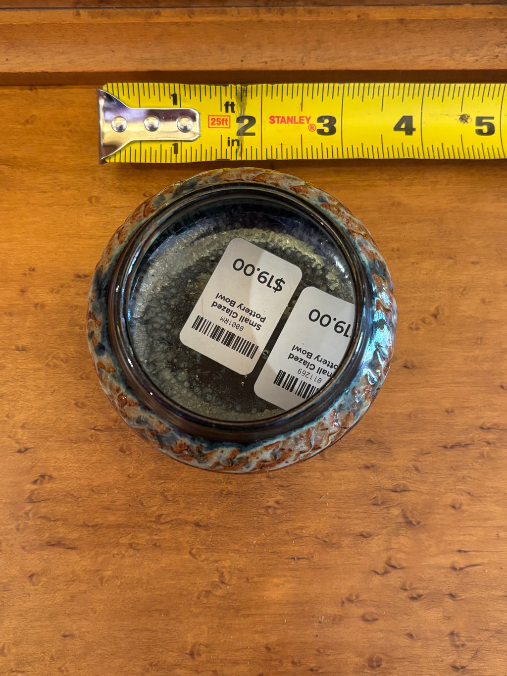 Small Glazed Pottery Bowl