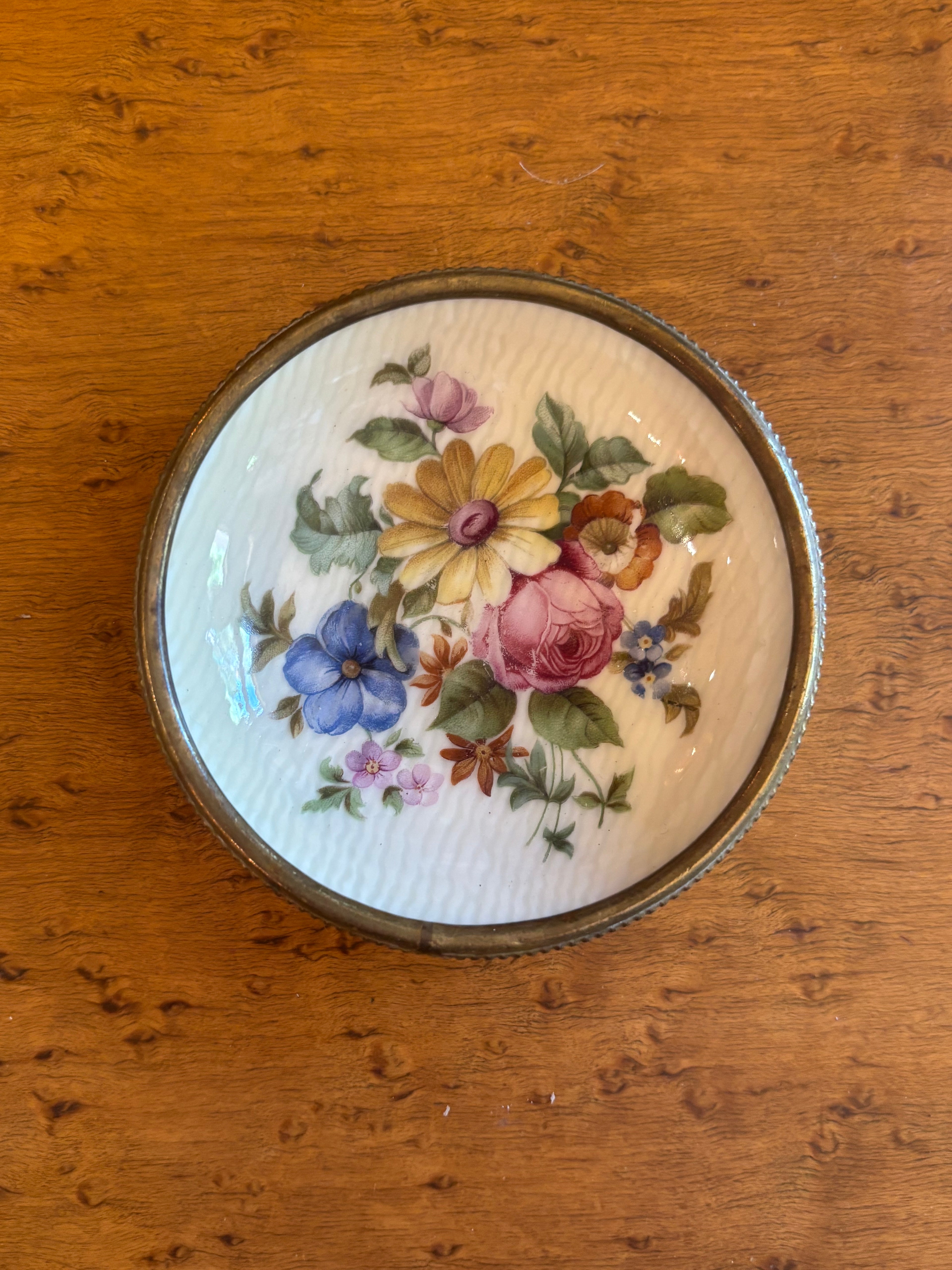 Slovakia Decorated Pin Dish