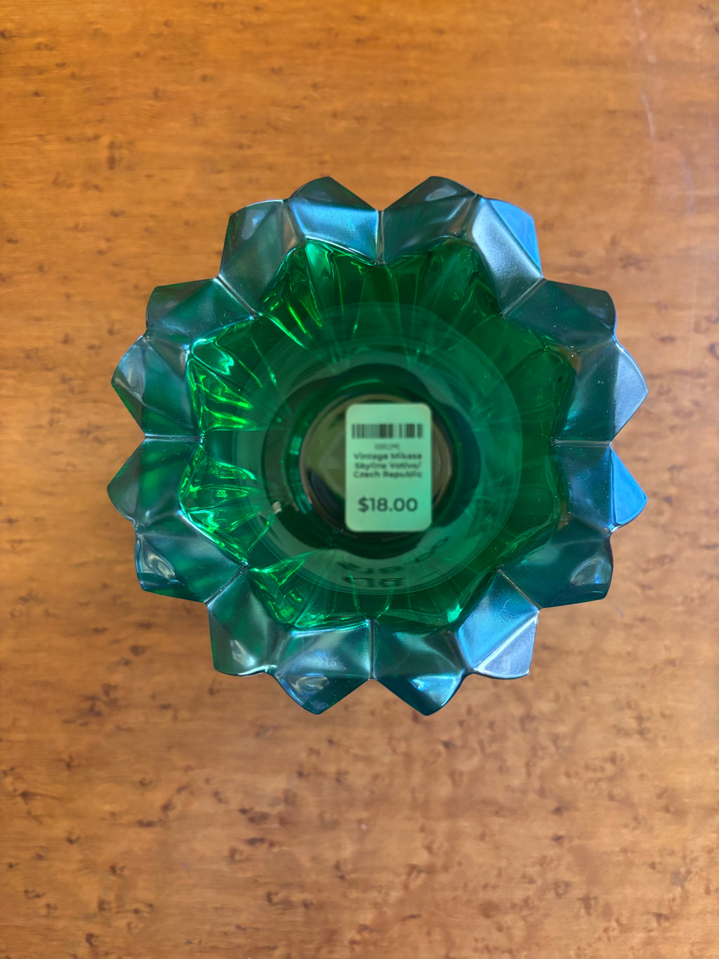 Vintage Mikasa Skyline Votive/ Czech Republic