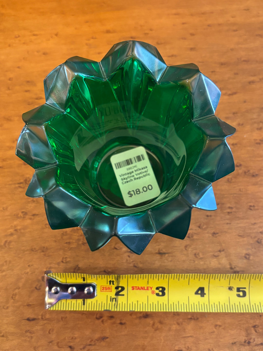 Vintage Mikasa Skyline Votive/ Czech Republic