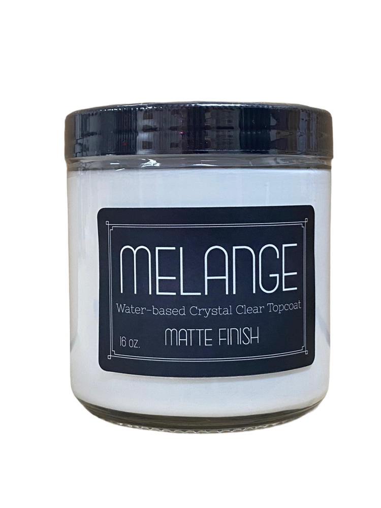 MELANGE Crystal Clear Topcoat 16oz