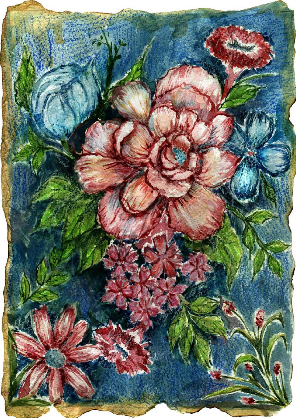 Belles and Whistles A3 Decoupage Rice Paper 11.7" x 16.54" / Dixie Belle Paint