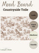 Countryside Toile - Rice Decoupage Paper