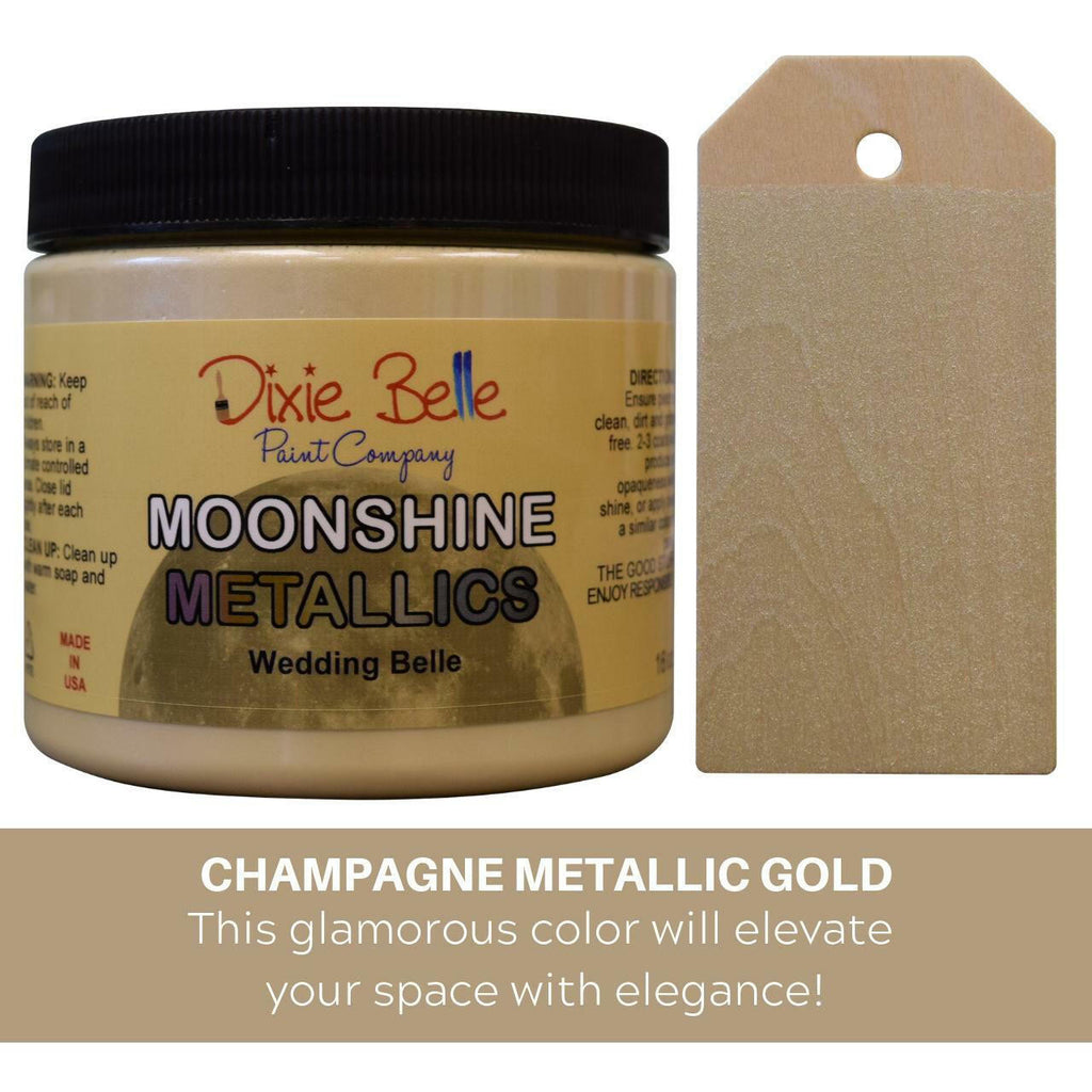 Moonshine Metallic Paint / Dixie Belle Chalk Mineral Paint