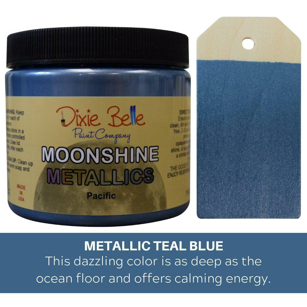 Moonshine Metallic Paint / Dixie Belle Chalk Mineral Paint
