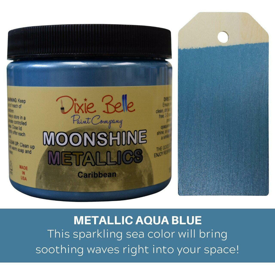 Moonshine Metallic Paint / Dixie Belle Chalk Mineral Paint