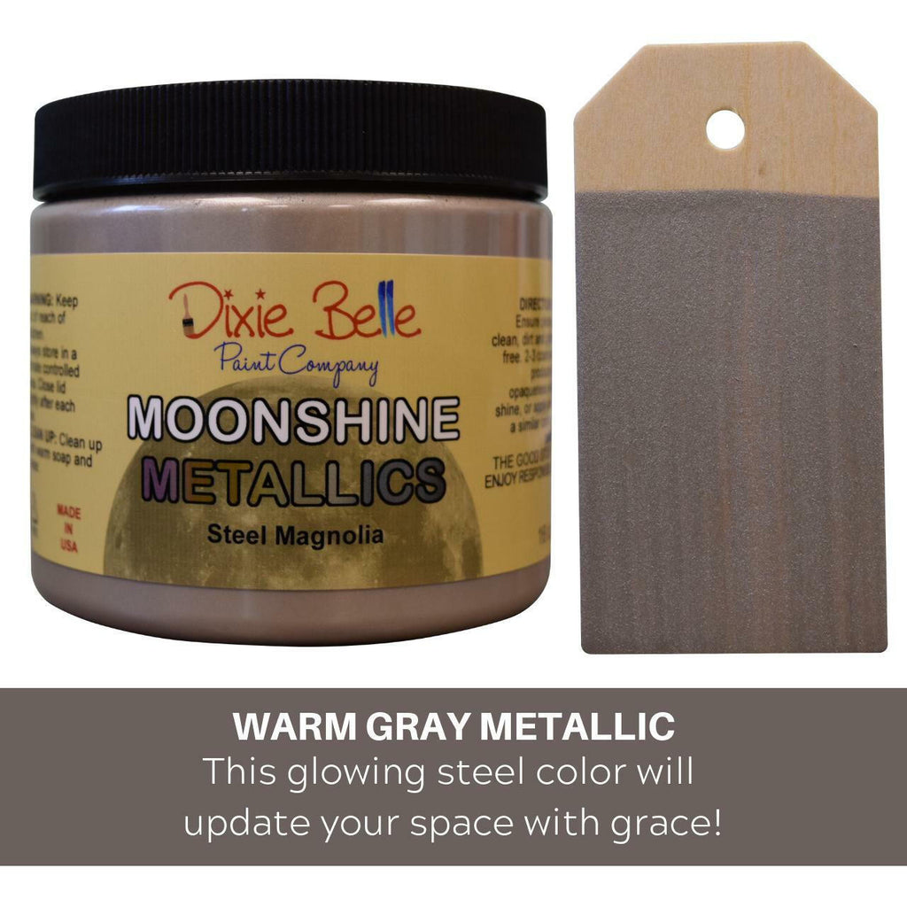 Moonshine Metallic Paint / Dixie Belle Chalk Mineral Paint