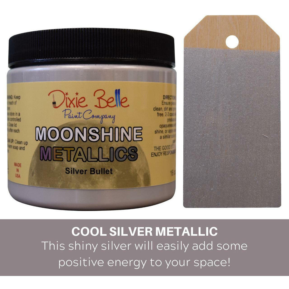 Moonshine Metallic Paint / Dixie Belle Chalk Mineral Paint