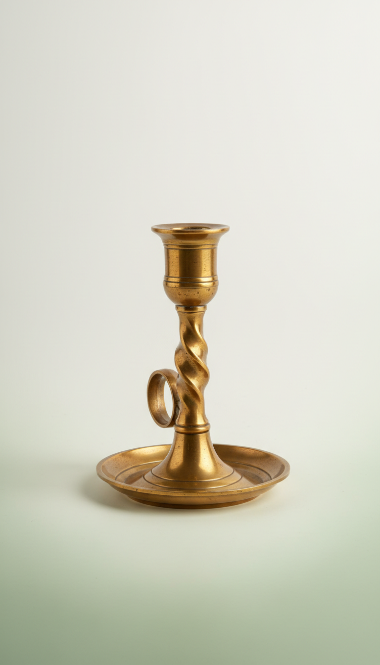 Vintage brass candleholder