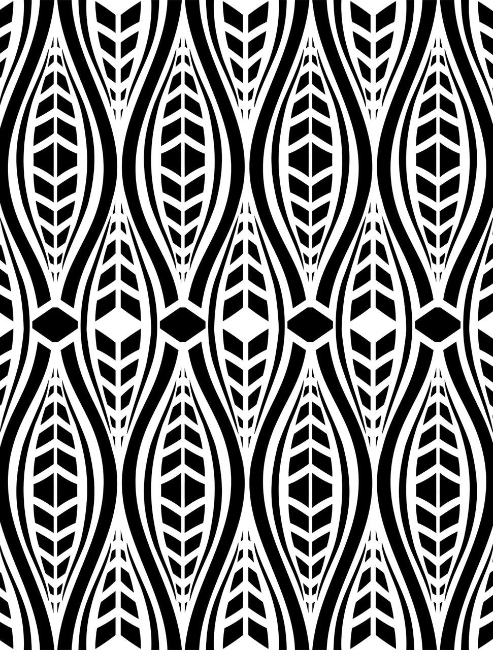 Belles and Whistles Stencil 14" x 18" / Dixie Belle Paint