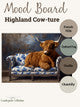 Highland Cow-ture Rice Decoupage Paper
