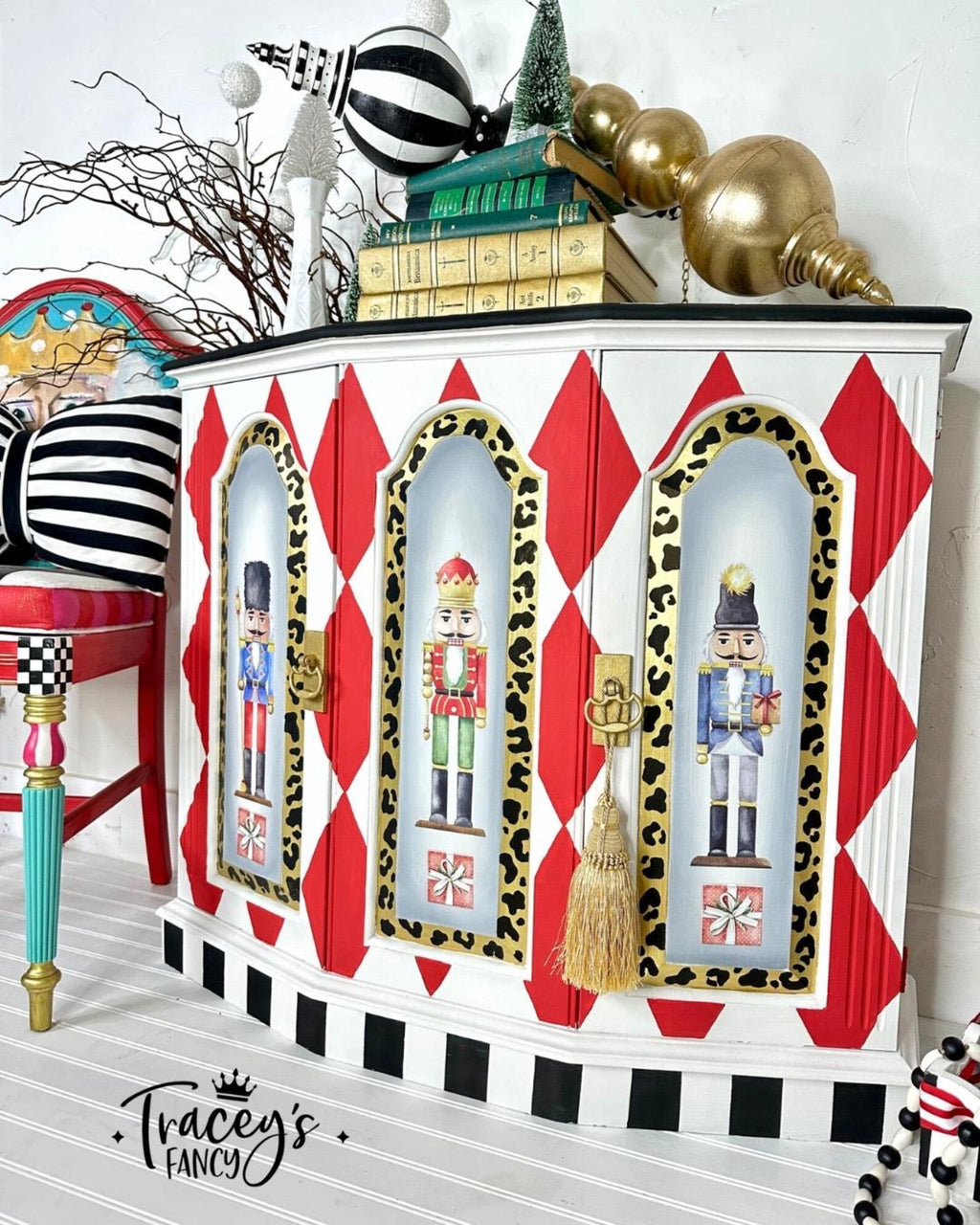 Small Belles & Whistles Transfer 6" x 12" / Dixie Belle Paint