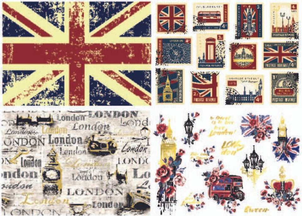 Belles and Whistles Water Slide Transfer 8.3" x 11.7" / Dixie Belle Paint