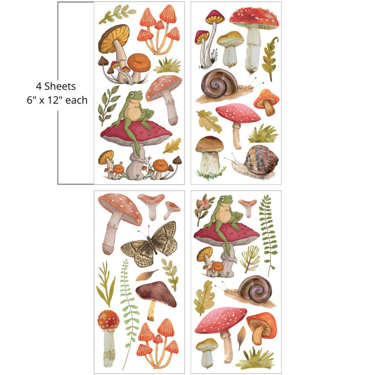 Small Belles & Whistles Transfer 6" x 12" / Dixie Belle Paint