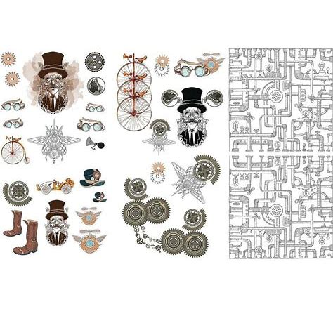 Belles & Whistles brand Transfers from Dixie Belle Paint