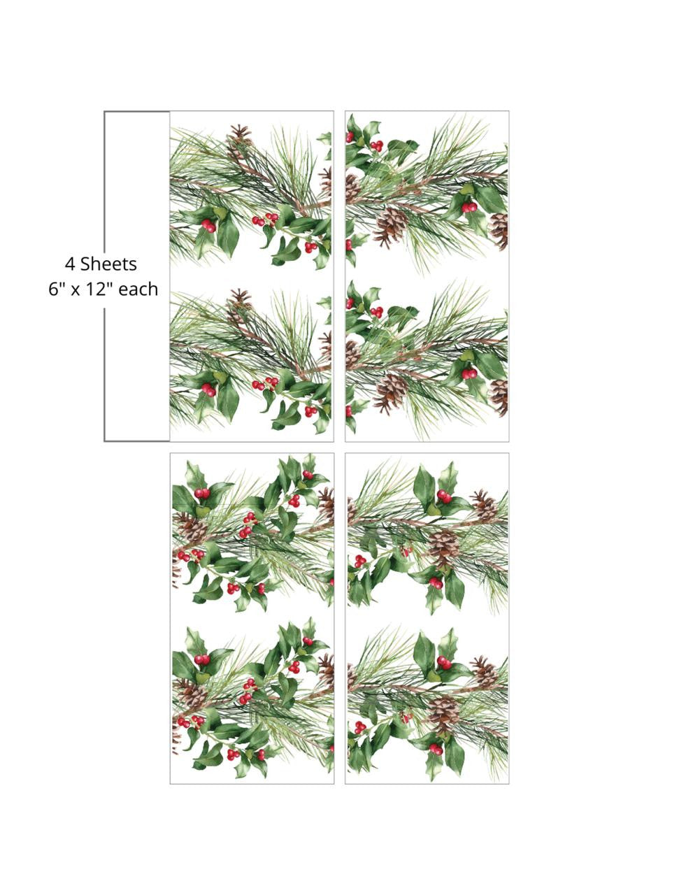 Small Belles & Whistles Transfer 6" x 12" / Dixie Belle Paint