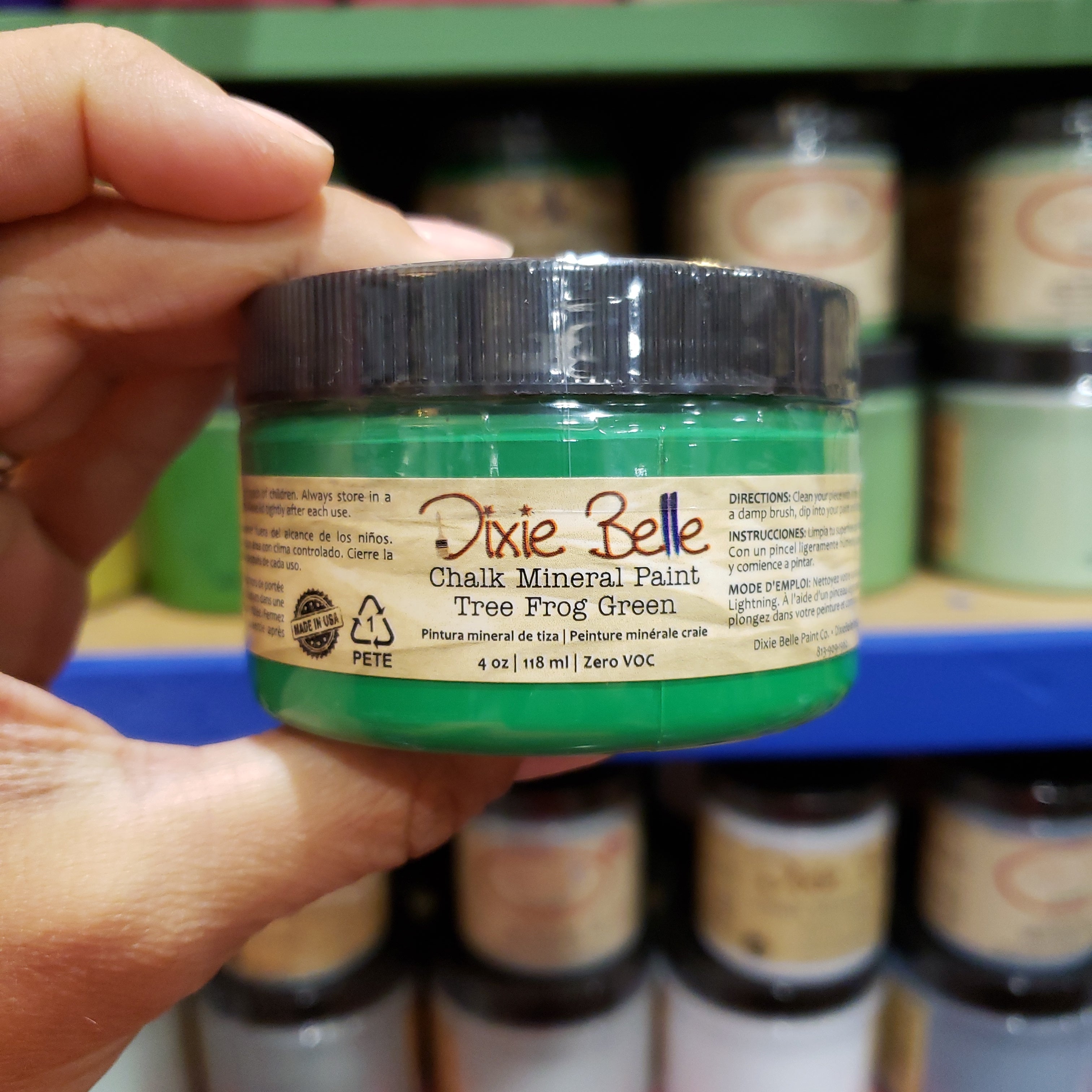 Tree Frog Green / Dixie Belle Chalk Mineral Paint