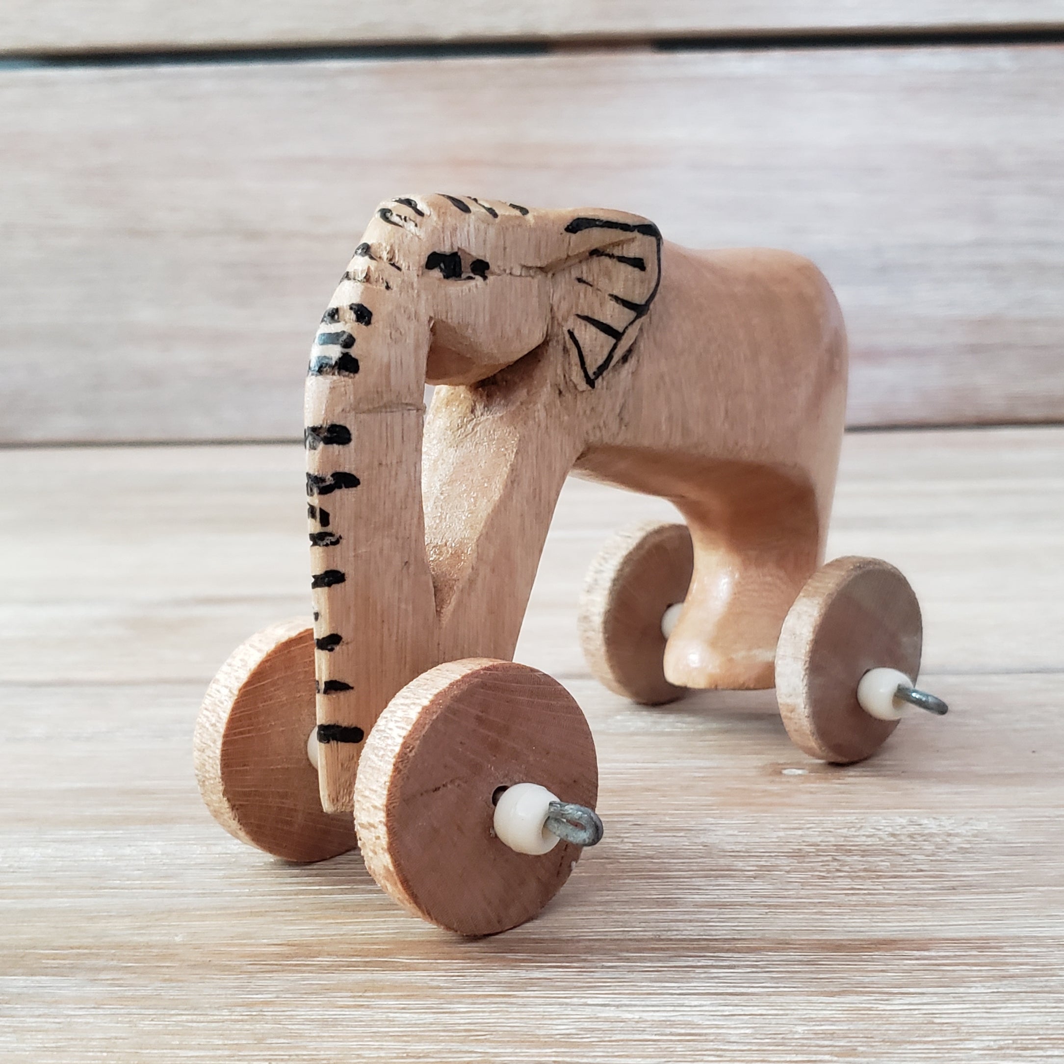 Safari Friends Wooden Wheelies