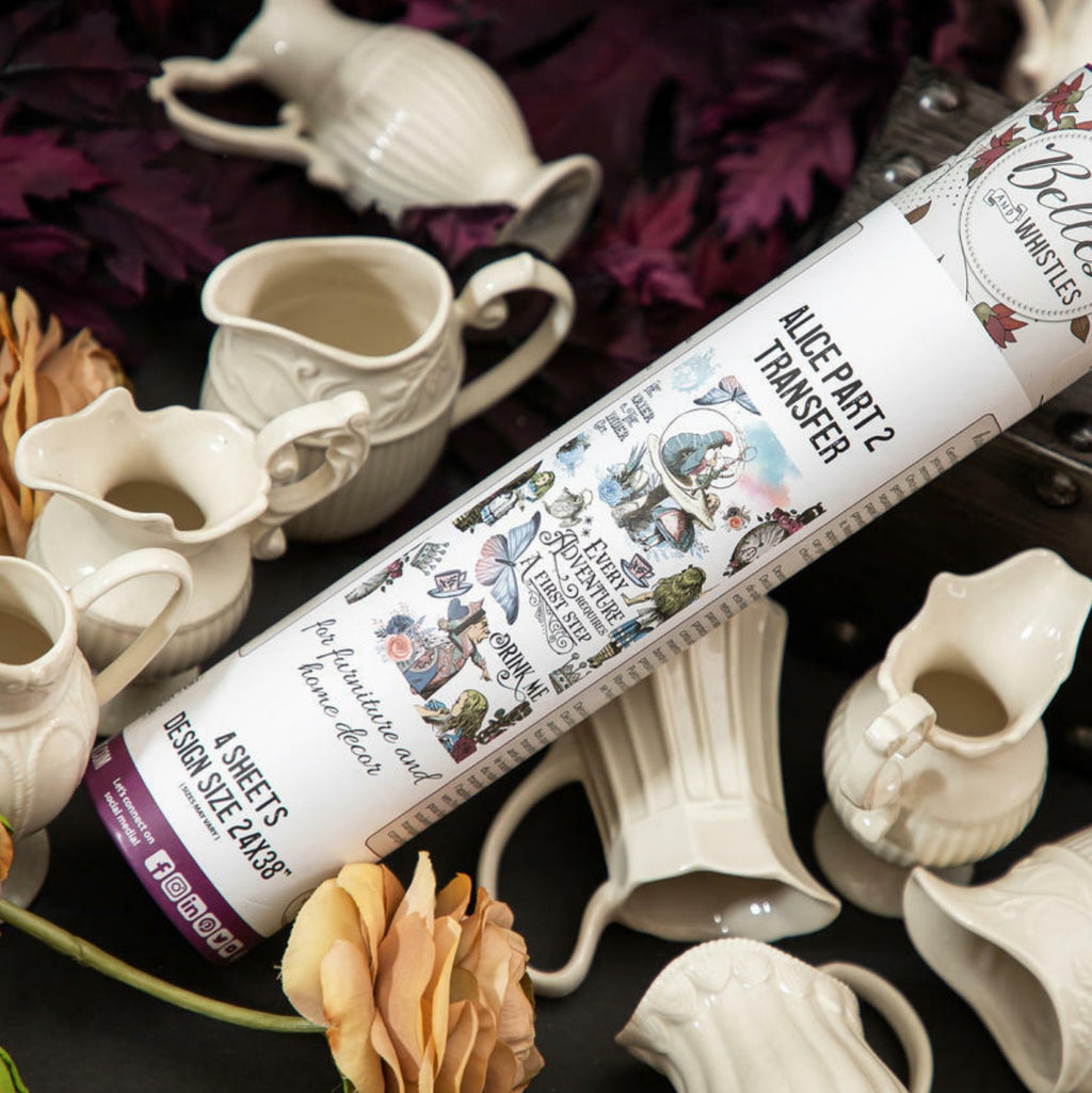 Belles & Whistles brand Transfers from Dixie Belle Paint