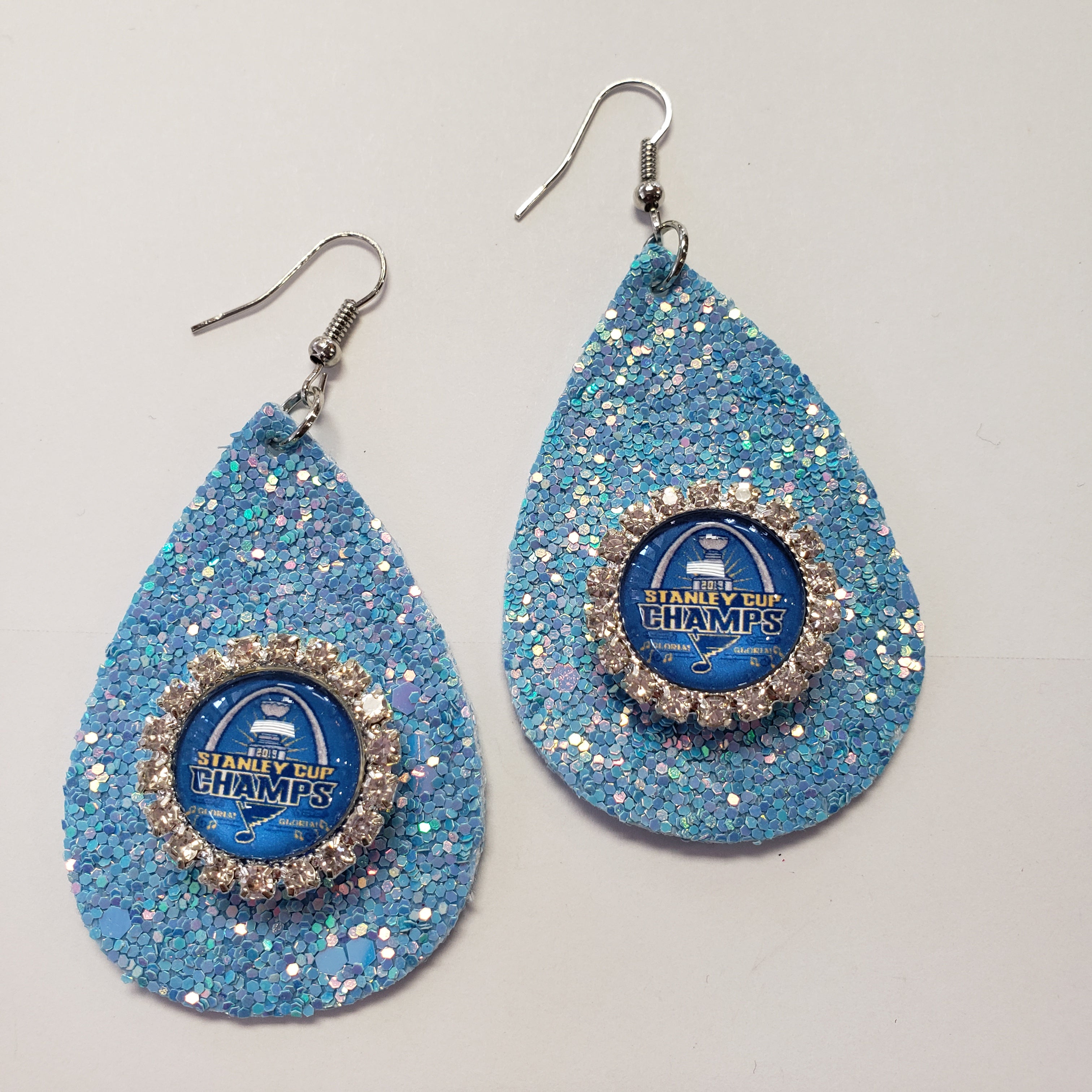 STL Blues Hockey Fan Earrings - More Options!