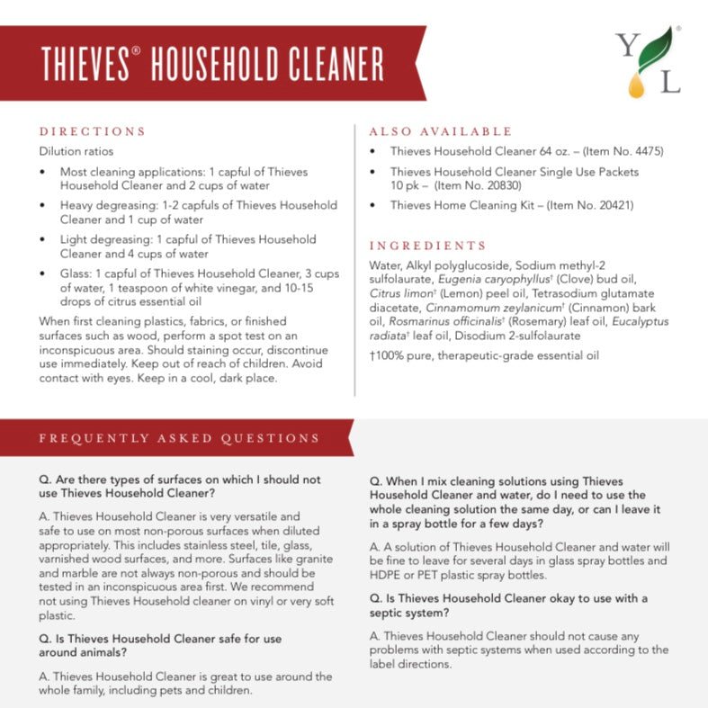 Thieves Products (Young Living Essential Oils)