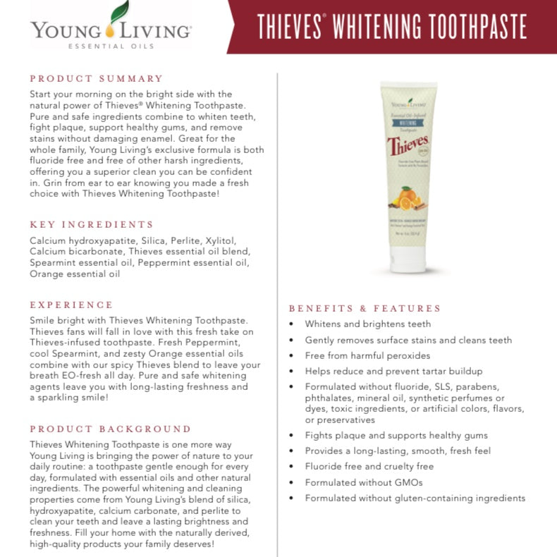 Thieves Products (Young Living Essential Oils)
