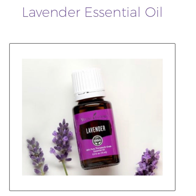 Lavender / Lavender Vitality Essential Oil (Young Living Essential Oils)