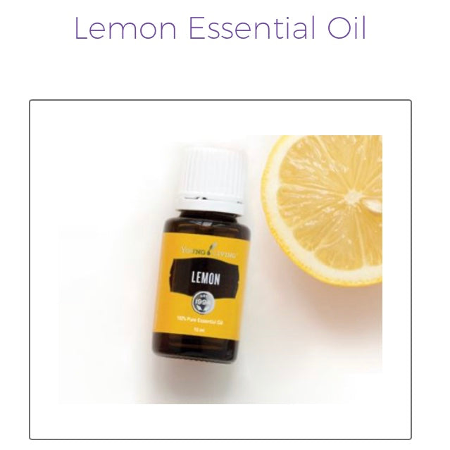 Lemon Essential Oil (Young Living Essential Oils)