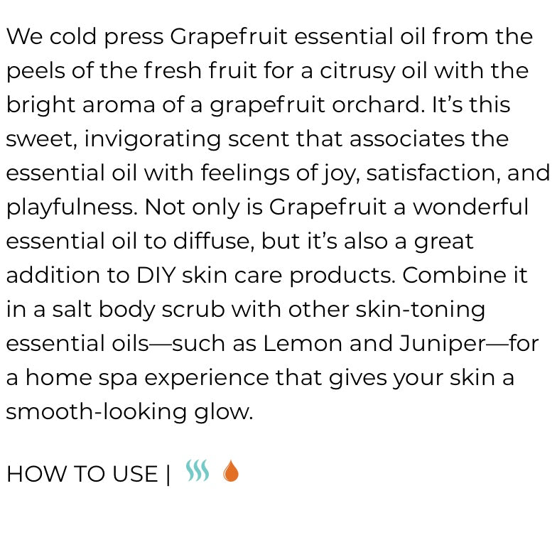 Grapefruit Essential Oil (Young Living Essential Oils)