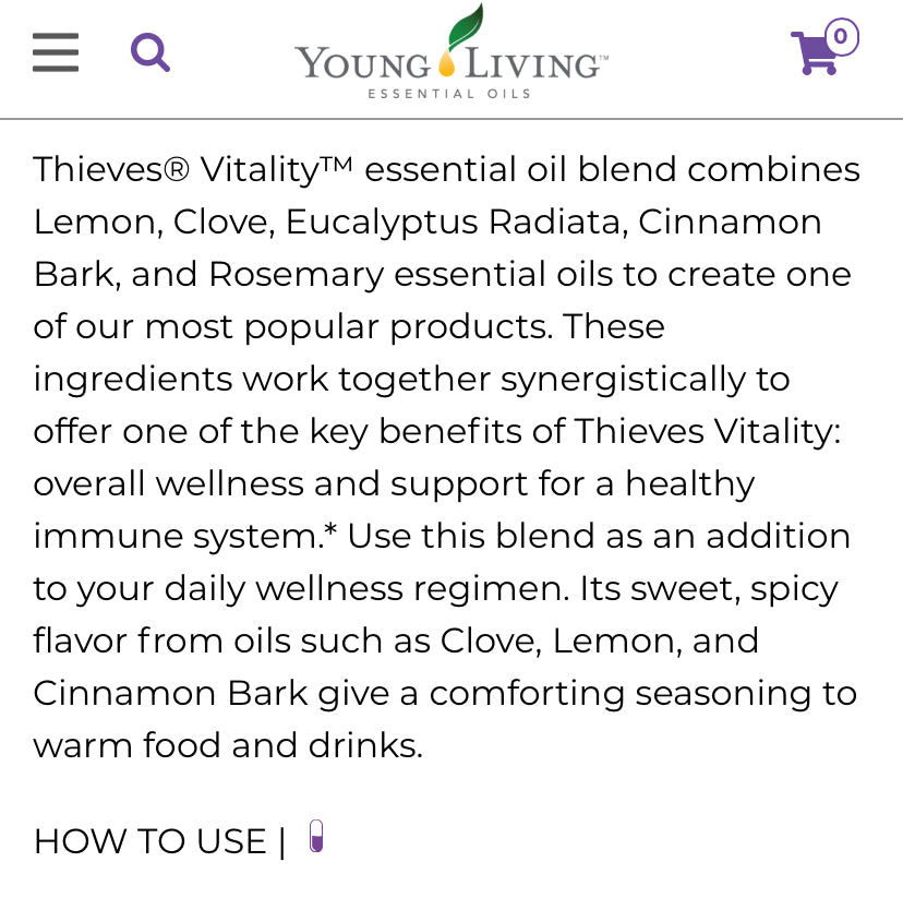 Thieves Products (Young Living Essential Oils)