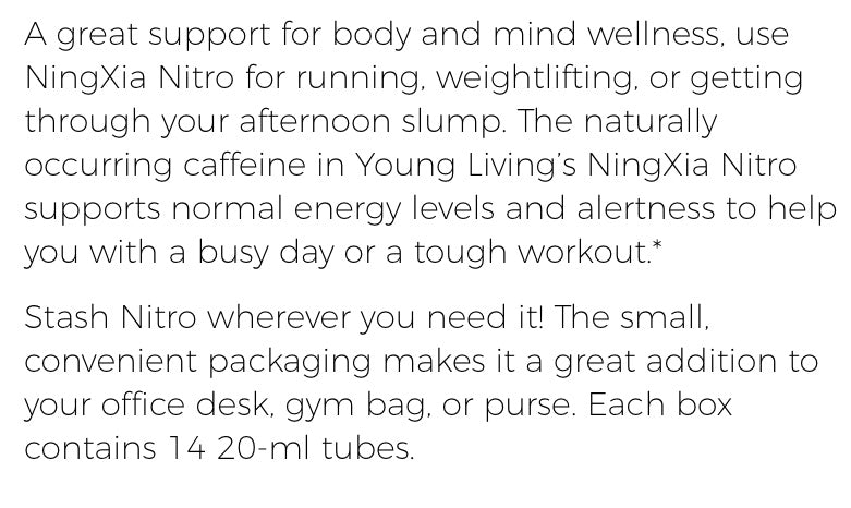 NingXia Nitro (Young Living Essential Oils)