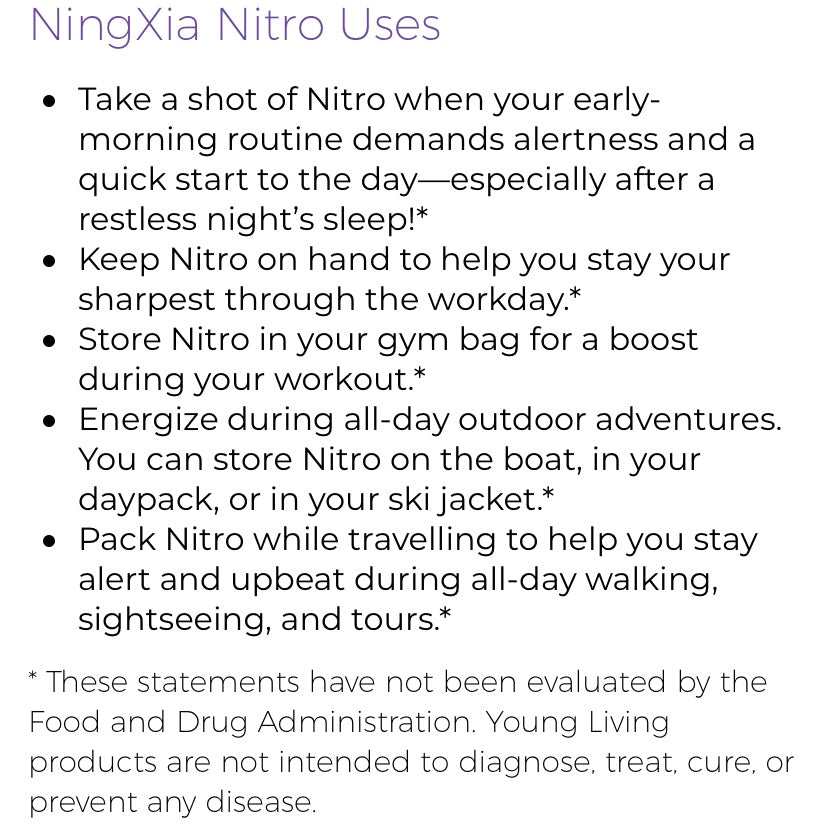 NingXia Nitro (Young Living Essential Oils)