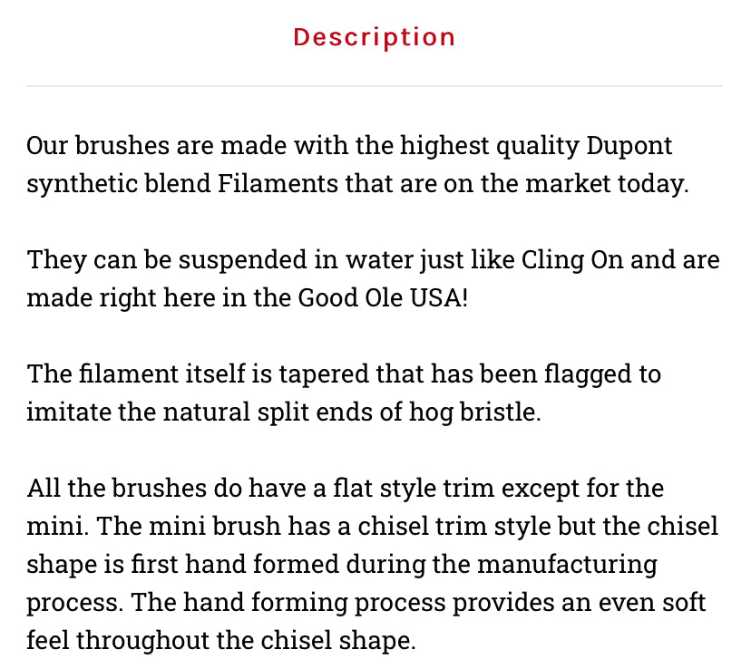 Synthetic Brushes / Dixie Belle Chalk Mineral Paint