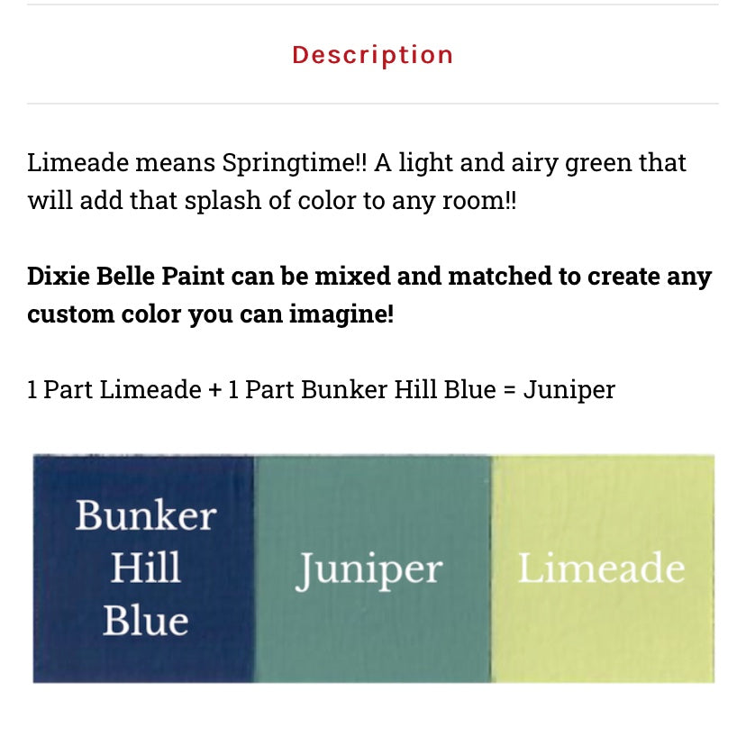 Limeade / Dixie Belle Chalk Mineral Paint