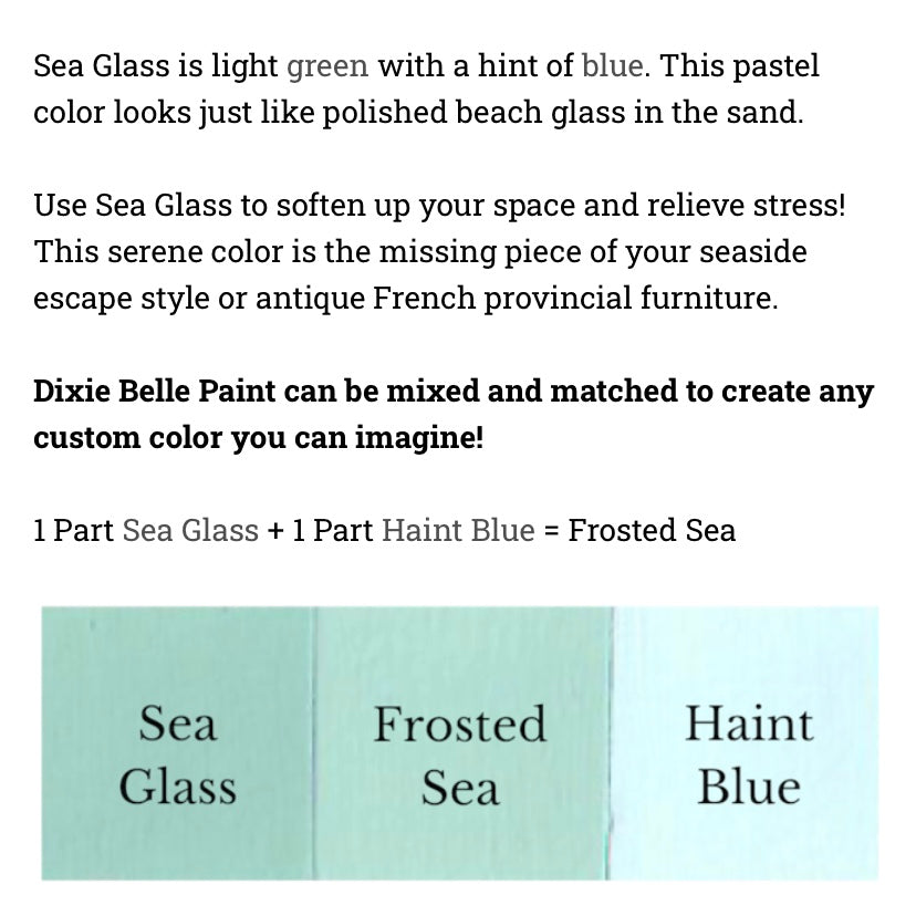 Sea Glass / Dixie Belle Chalk Mineral Paint