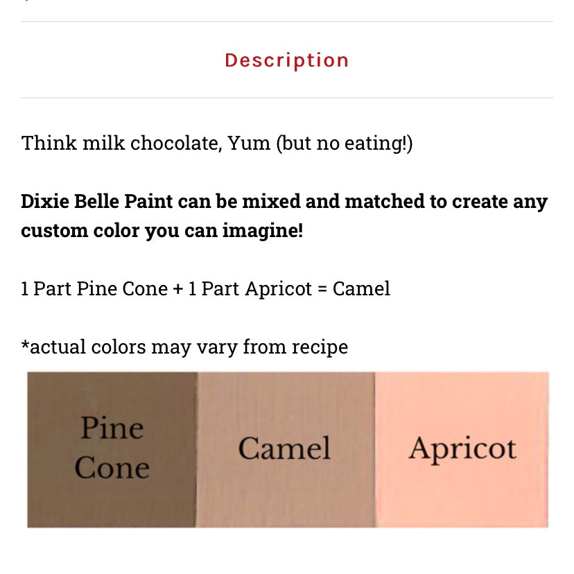 Pine Cone / Dixie Belle Chalk Mineral Paint