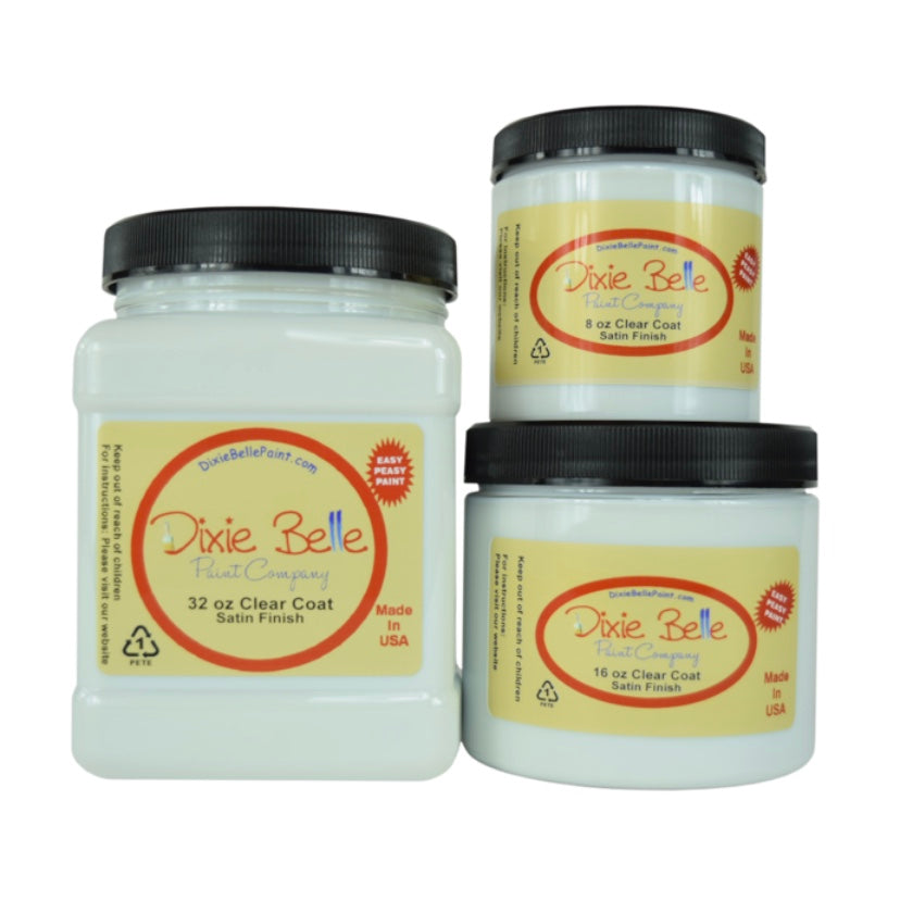 Clear Coat Satin  / Dixie Belle Chalk Mineral Paint
