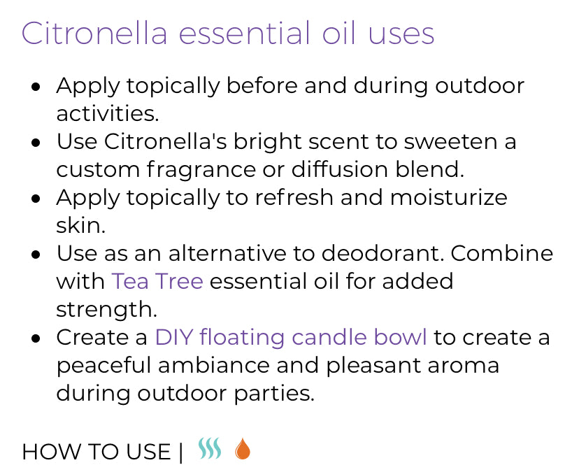 Citronella Essential Oil (Young Living Essential Oils)