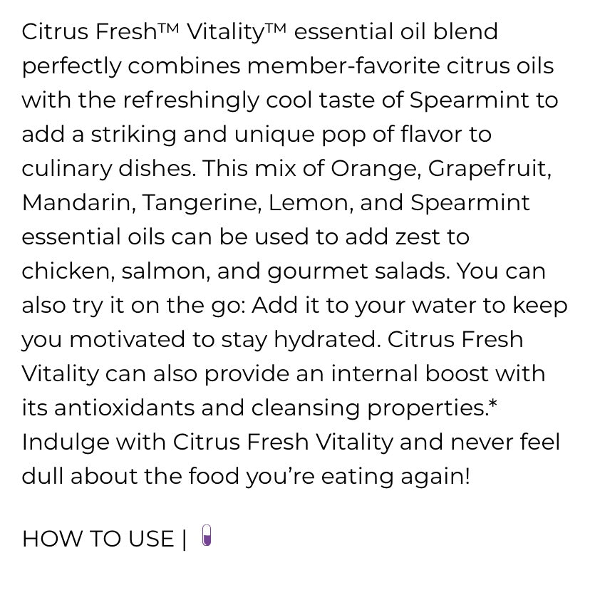 Citrus Fresh Essential Oil (Young Living Essential Oils)