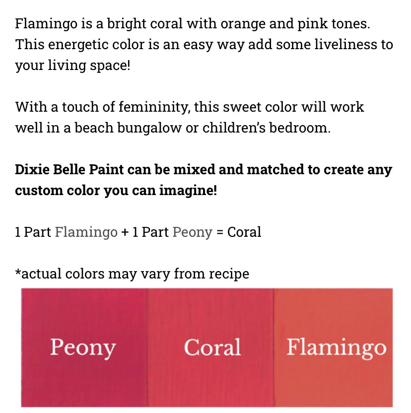 Flamingo / Dixie Belle Chalk Mineral Paint