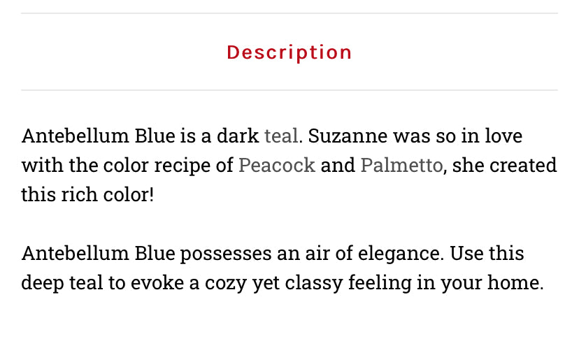 Antebellum  Blue  / Dixie Belle Chalk Mineral Paint