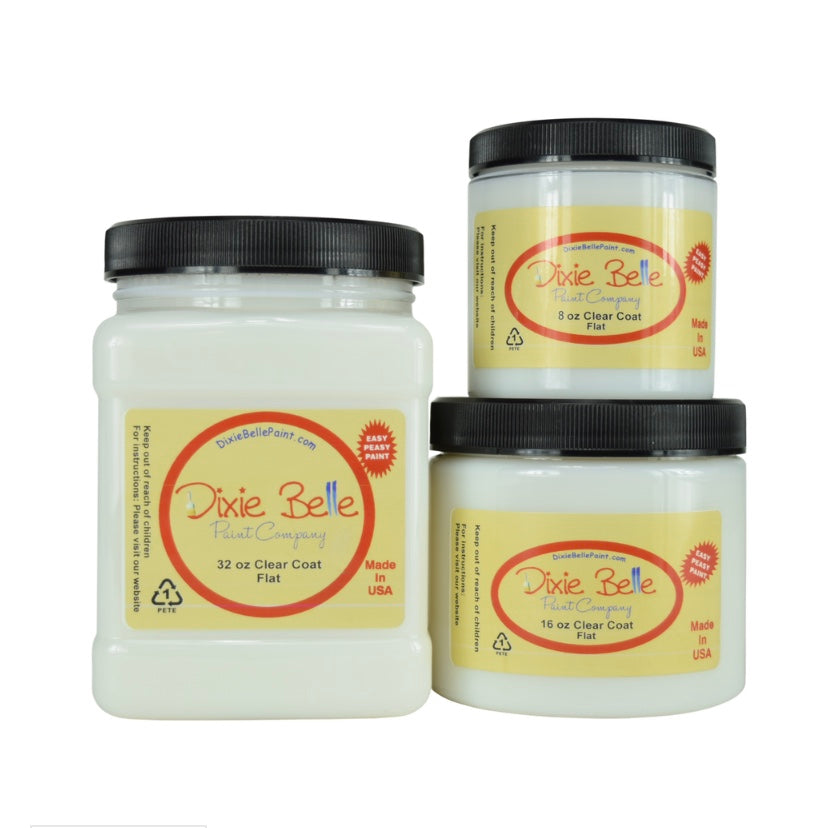Clear Coat Flat  / Dixie Belle Chalk Mineral Paint