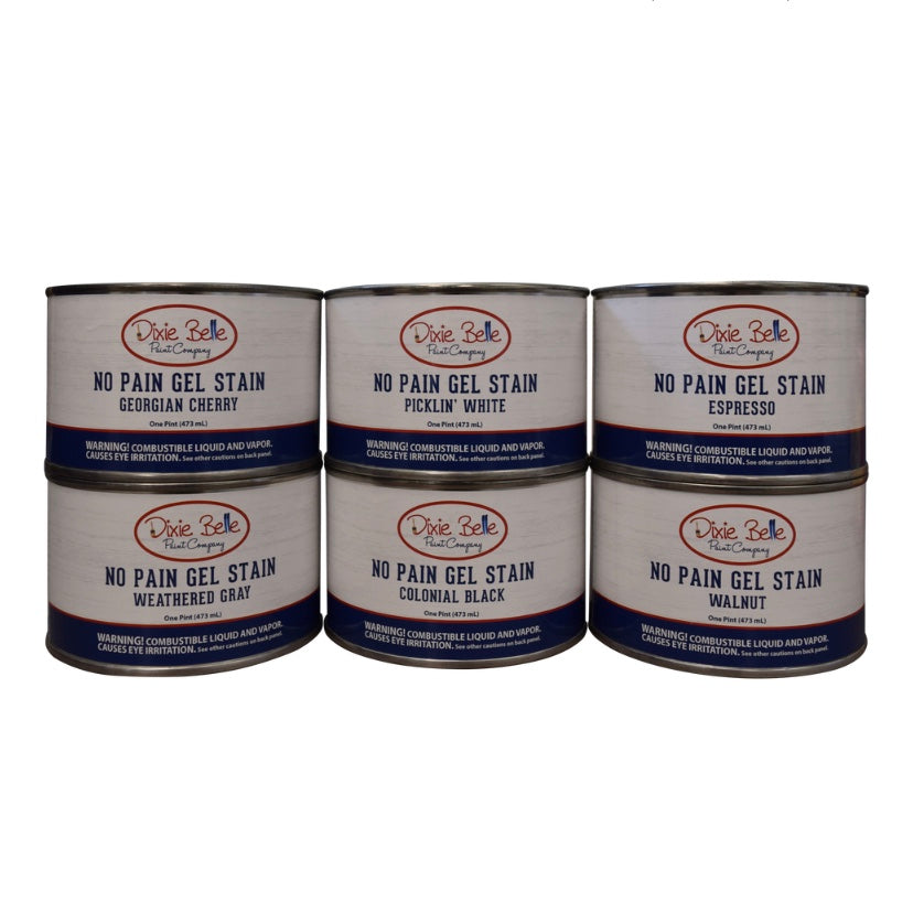 No Pain Gel Stain  / Dixie Belle Chalk Mineral Paint
