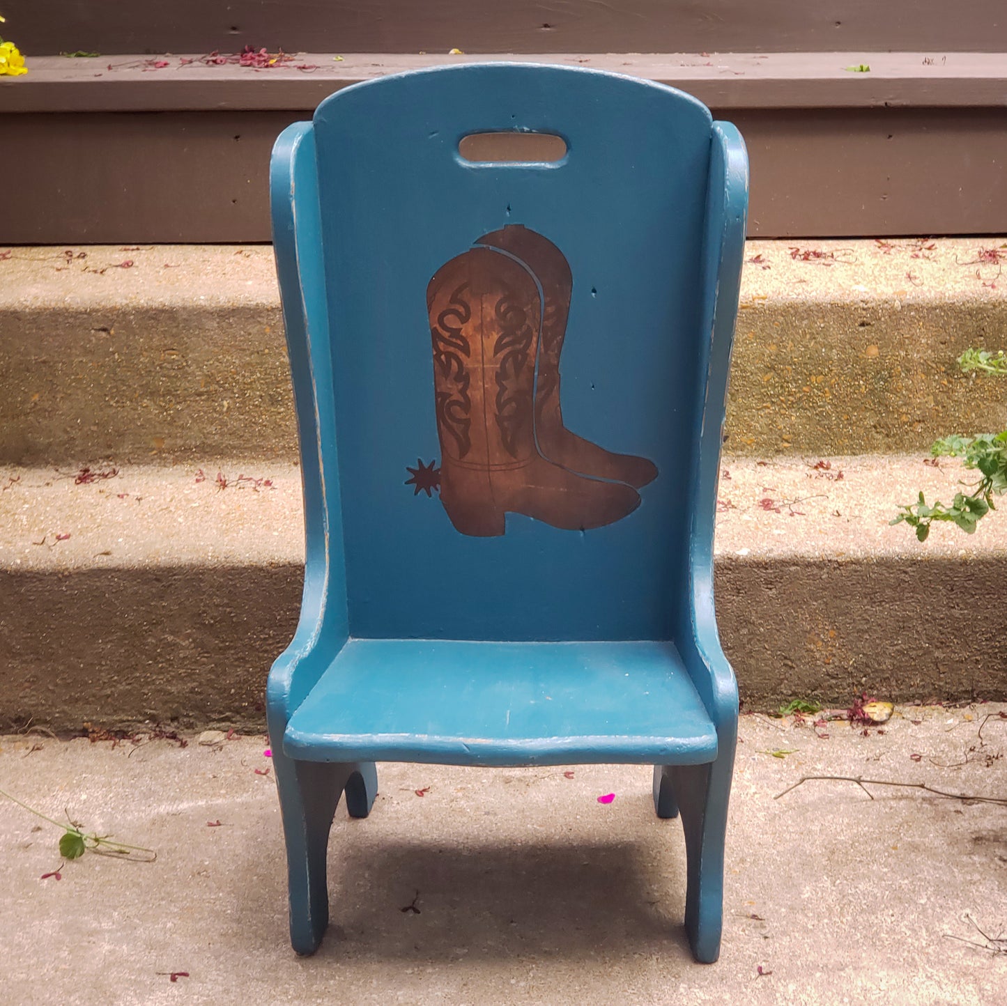 Child's Reading / Time Out Chair - Vintage