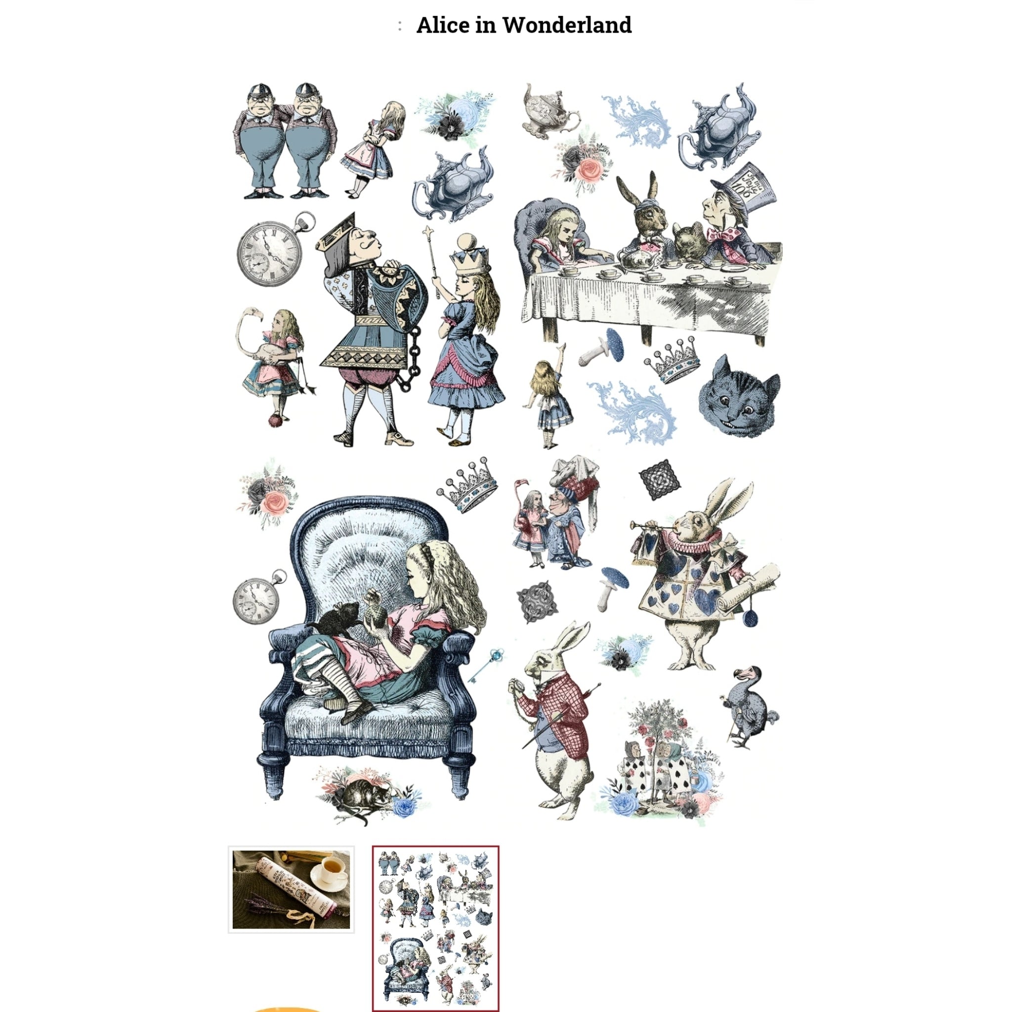 Belles & Whistles brand Transfers from Dixie Belle Paint