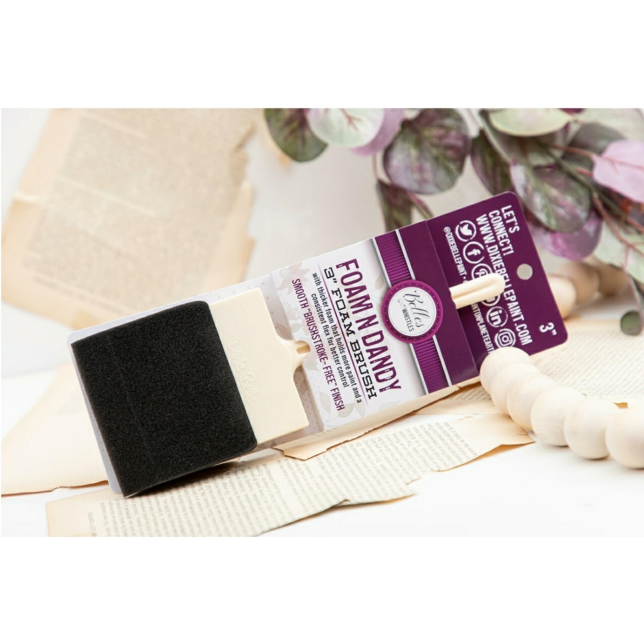Foam N Dandy Brushes / Dixie Belle Paint Company