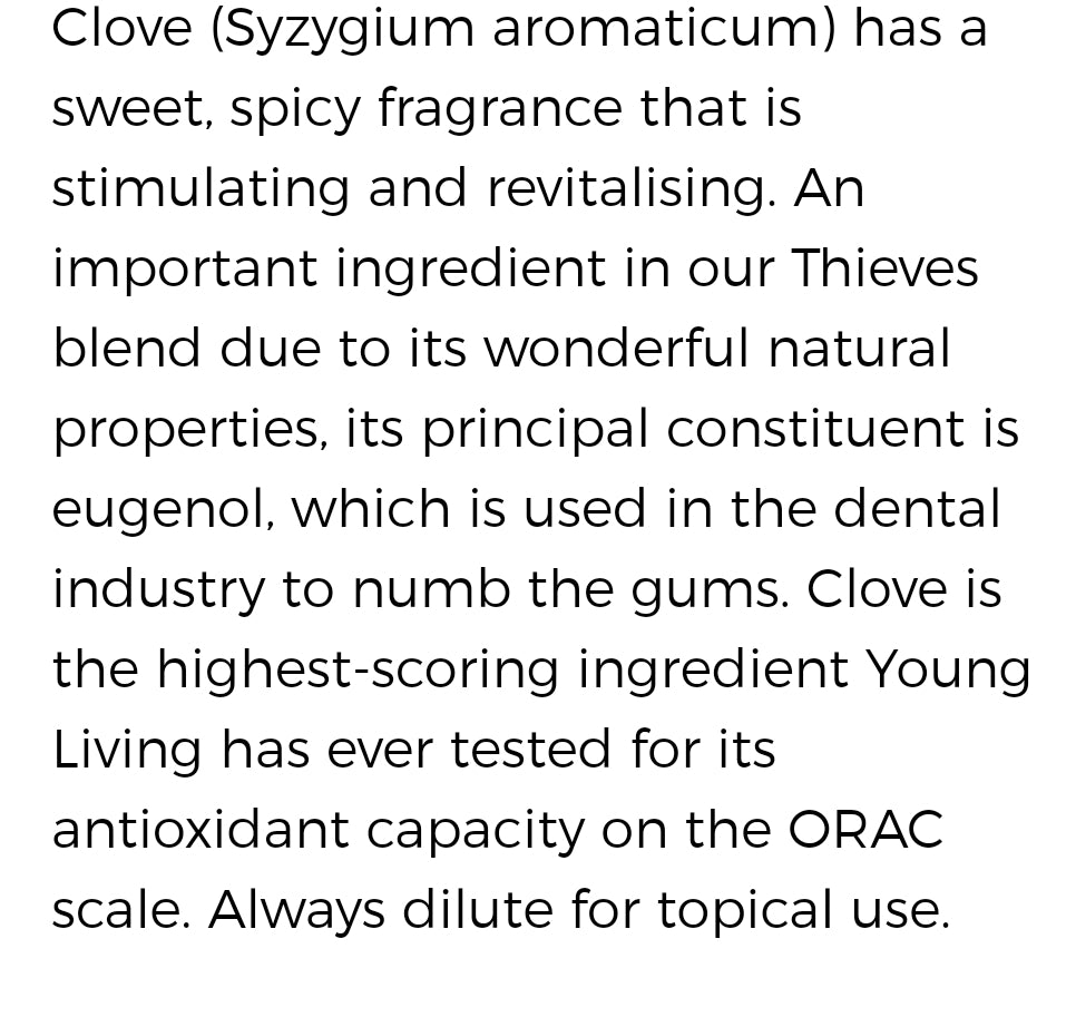 Clove (Young Living Essential Oils)